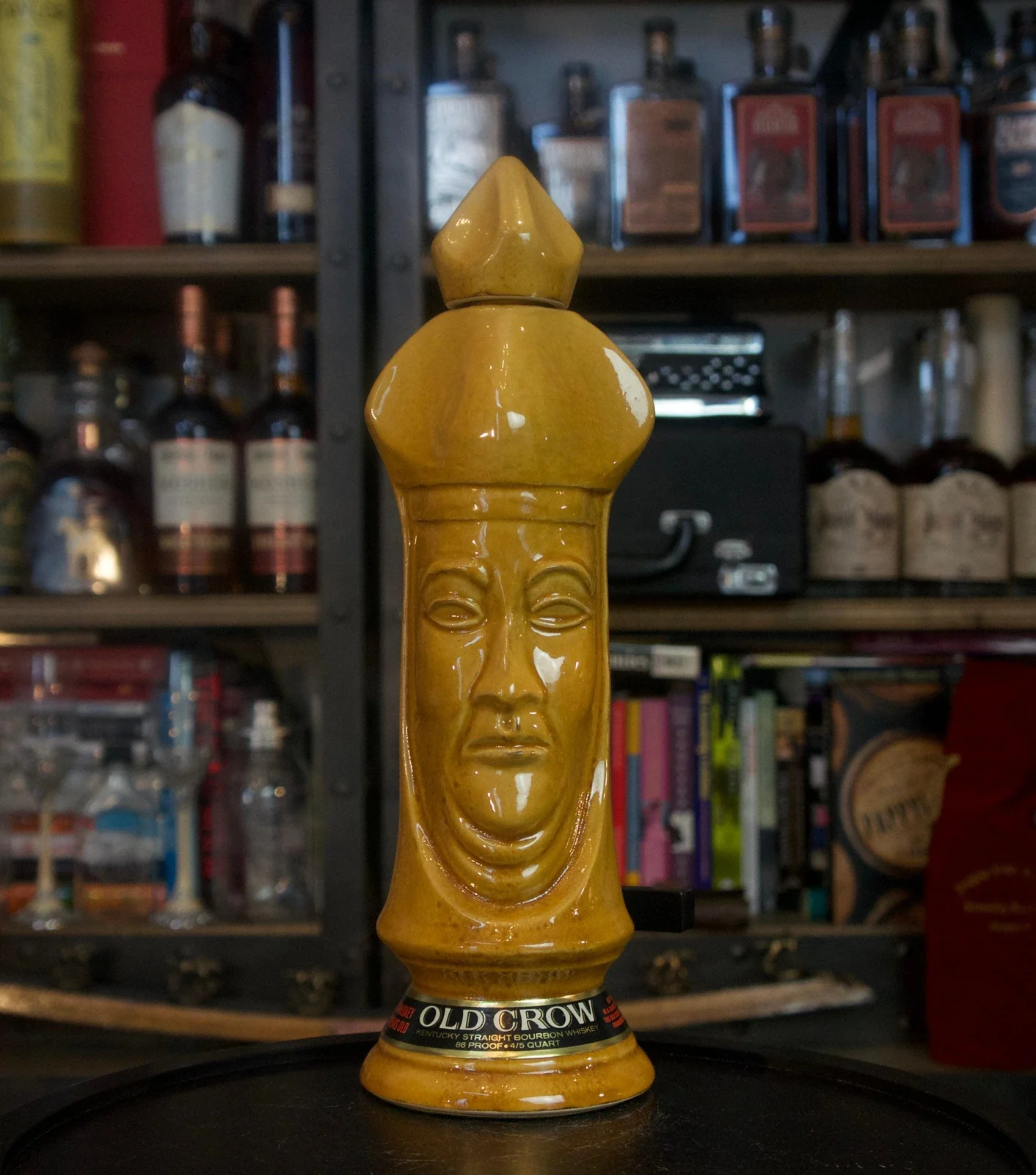 Old Crow Chessmen Light Bishop 86 Proof (1969) 4/5 Quart — Old Crow