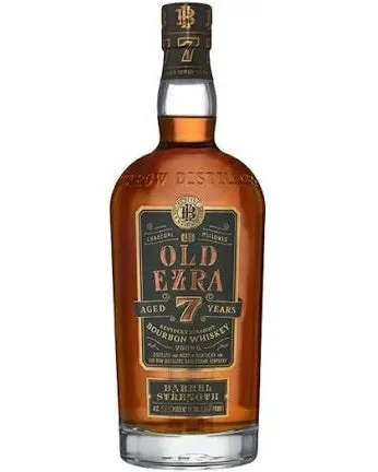 Old Ezra Brooks 7 Years Old Barrel Strength Kentucky Straight Bourbon Whiskey 750ml — Ezra Brooks