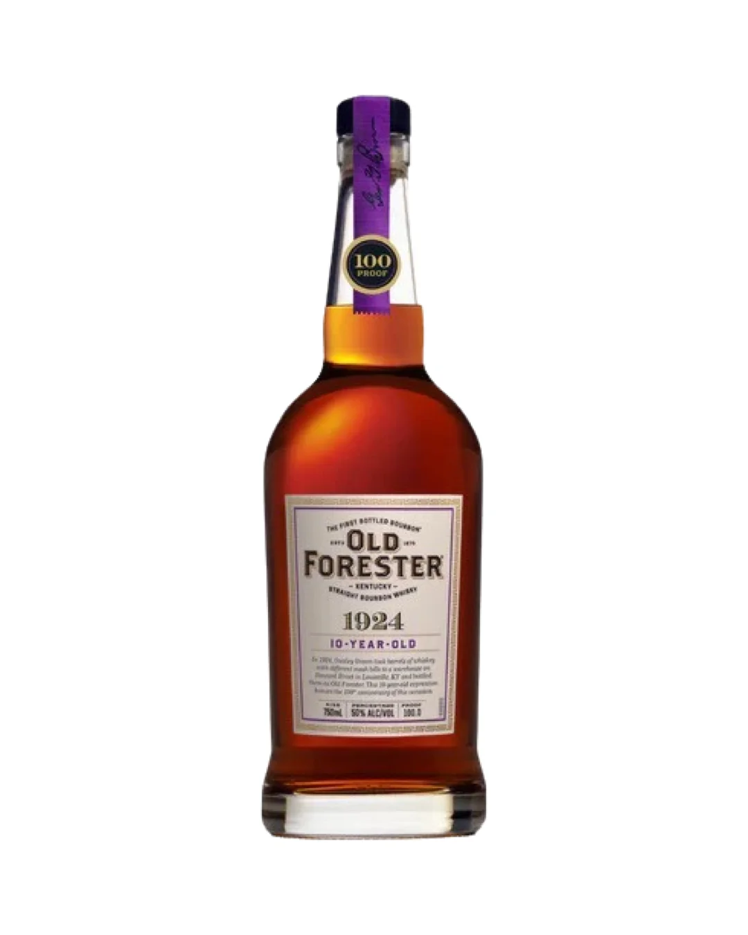 Old Forester 1924 10 Year Old Kentucky Straight Bourbon Whiskey 750ml — Old Forester