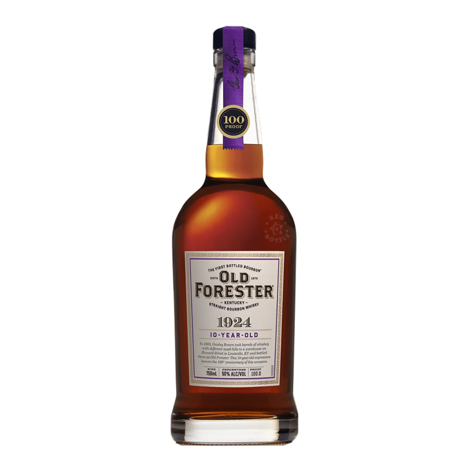 Old Forester 1924 10 Year Straight Bourbon Whiskey (750 ml) — Old Forester