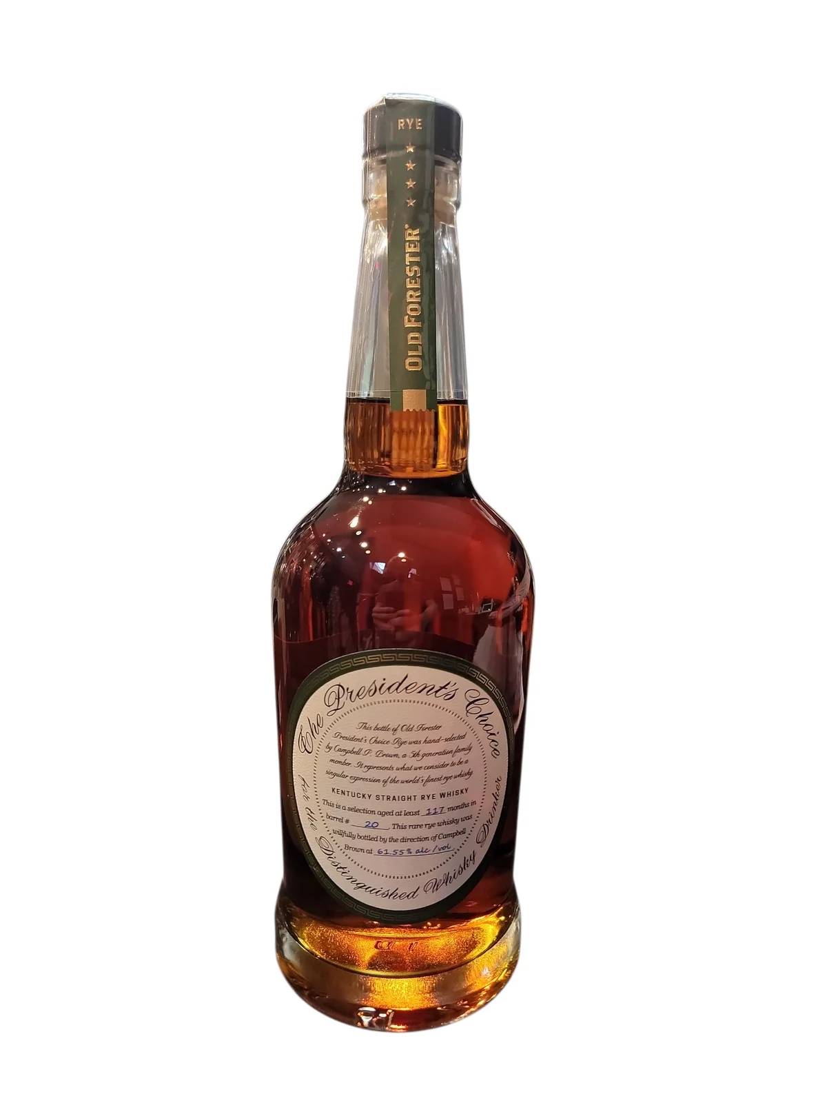 Old Forester President's Choice Rye — Old Forester