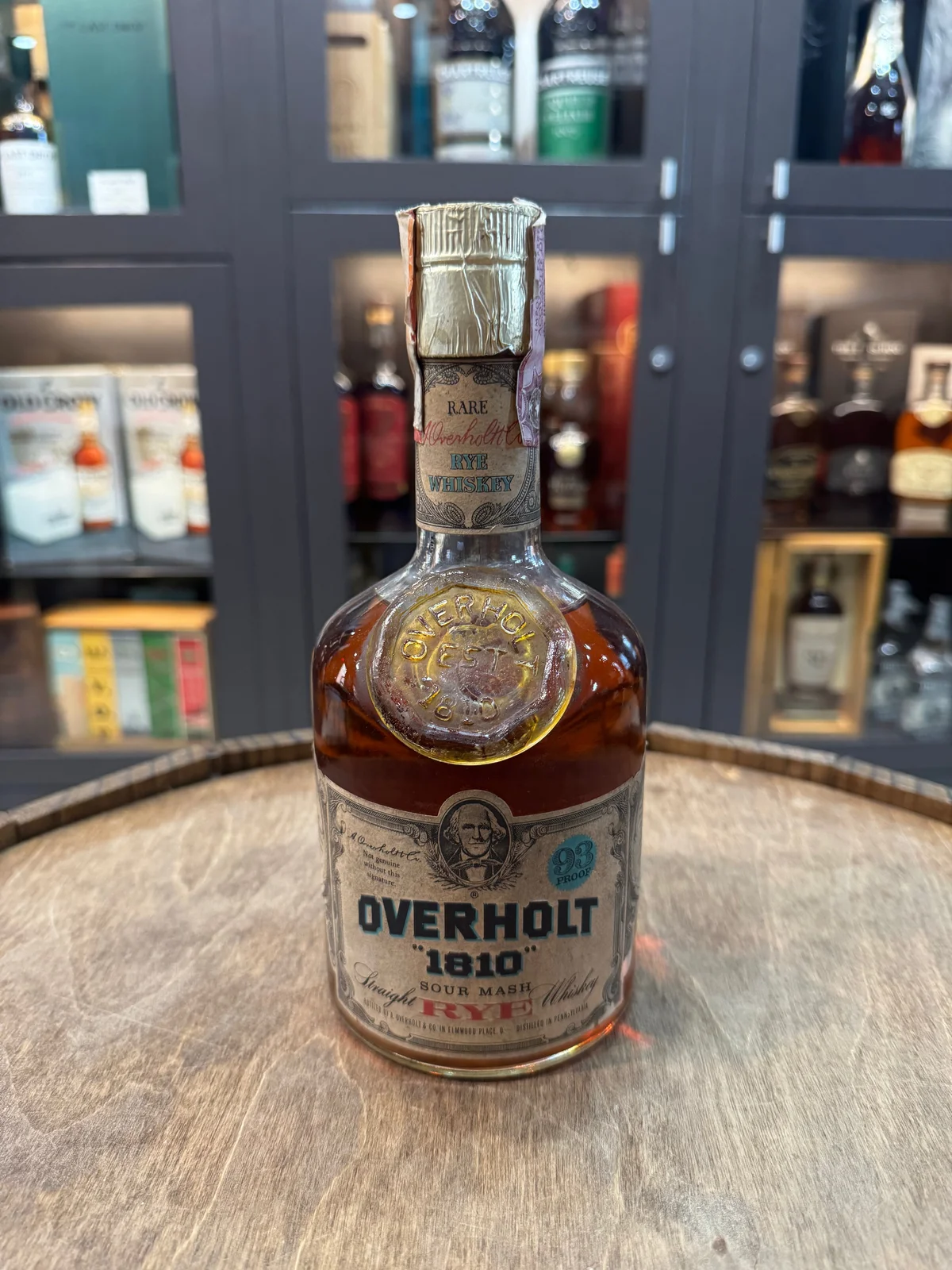 Old Overholt 1810 Sour Mash Rye Early 1970s — Old Overholt