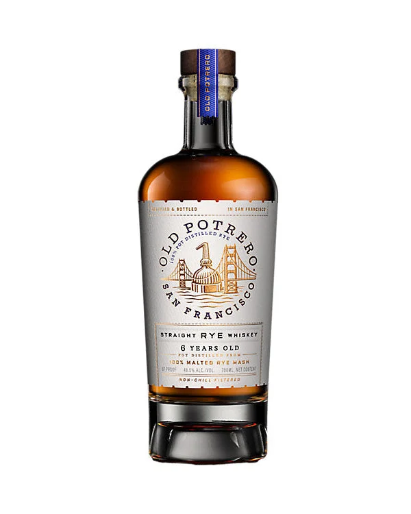 Old Potrero Toasted Barrel 6 Year Old Straight Rye Whiskey 750ml — Hotaling & Co