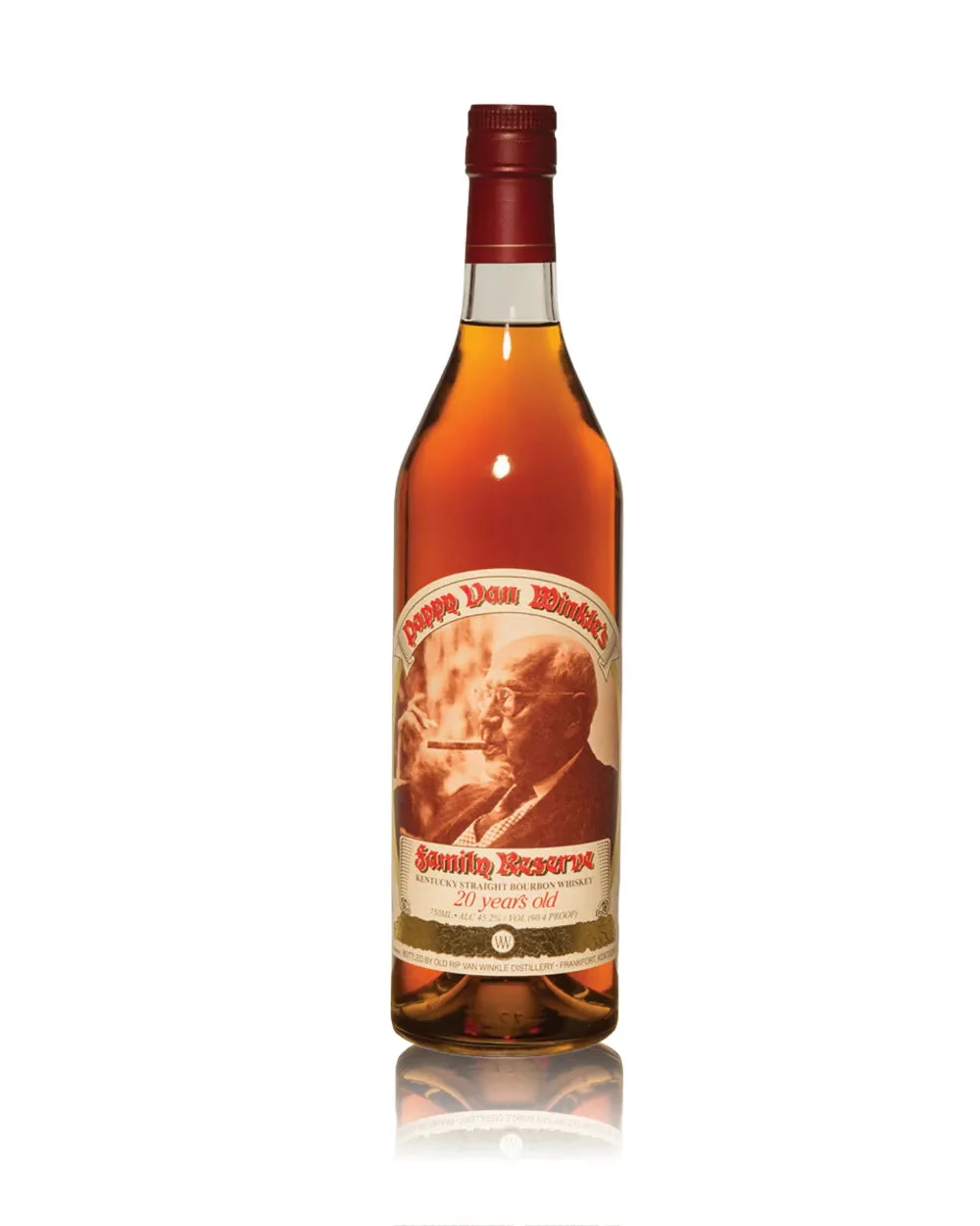 Old Rip Van Winkle Pappy Van Winkle's Family Reserve 20 Year Old Kentucky Straight Bourbon Whiskey — Pappy Van Winkle