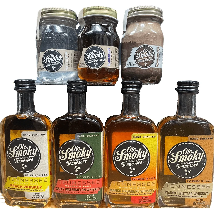 Ole Smoky Miniatures Combo Pack (7 x 50 ml) — Ole Smoky