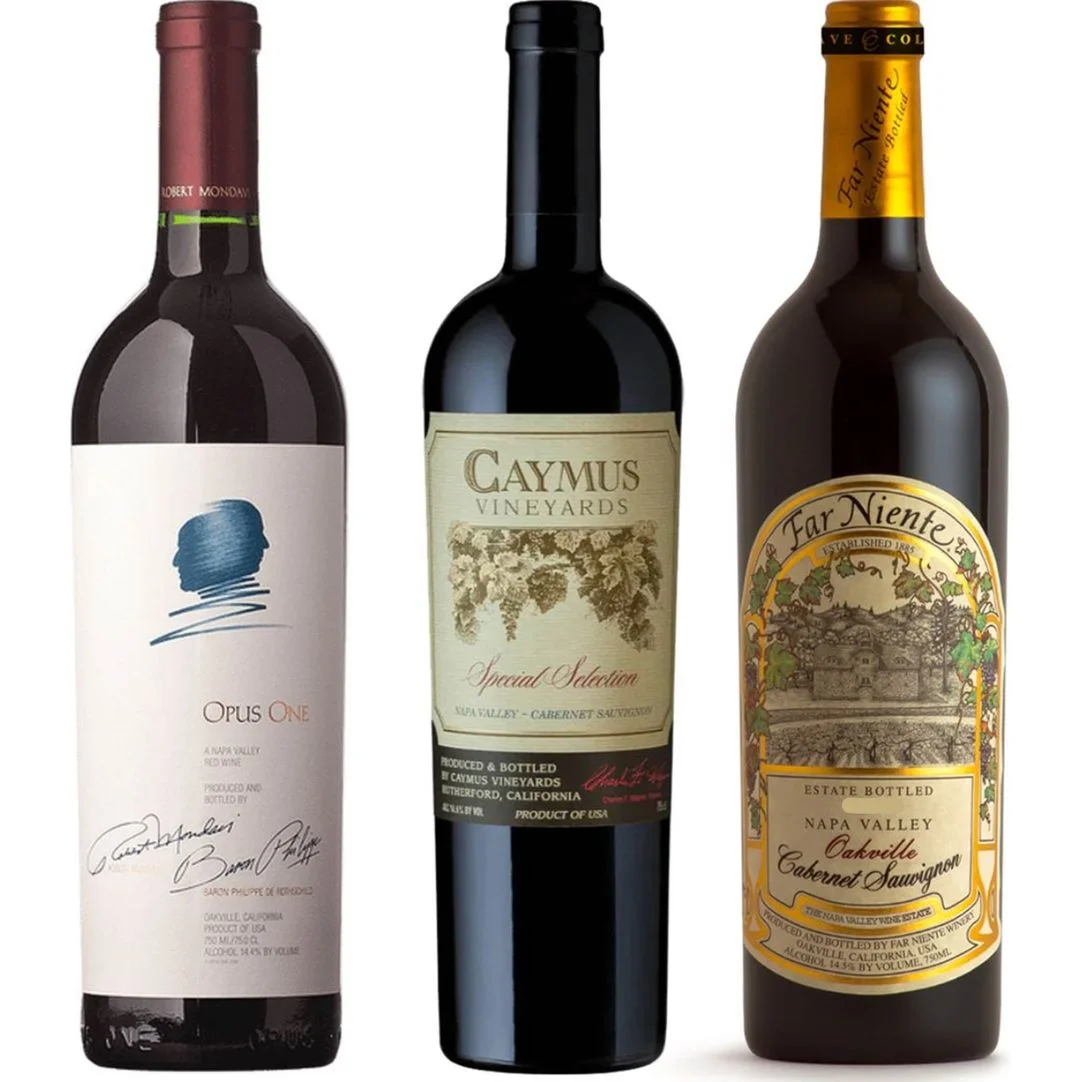 Opus One, Caymus Special Select, & Far Niente Cabernet Value Bundle 750 mL — Opus One
