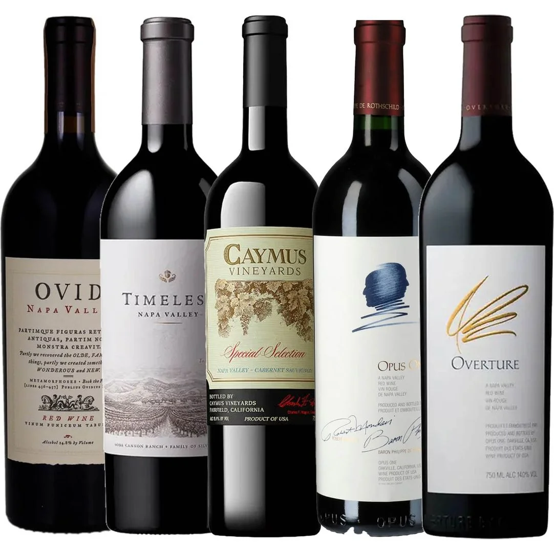 Ovid, Timeless, Caymus Special Select, Opus One, & Overture Value Bundle 750 mL — Opus One