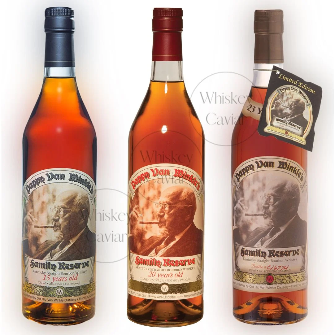 Pappy Van Winkle 15 Year, 20 Year, & 23 Year Value Bundle 750 mL — Pappy Van Winkle