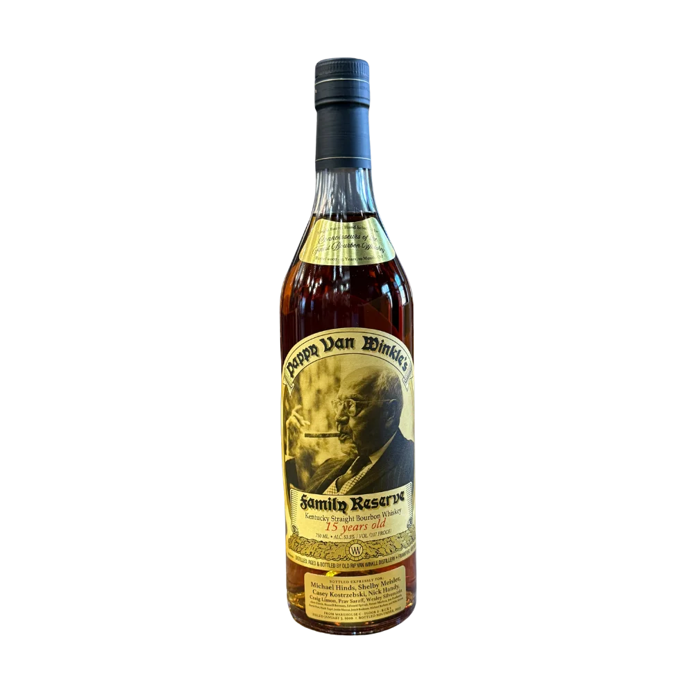 Pappy Van Winkle 15 Years Old Single Barrel By Bourbon Connoisseurs Barrel 002 15 Years 10 Months Old — Portage Liquors