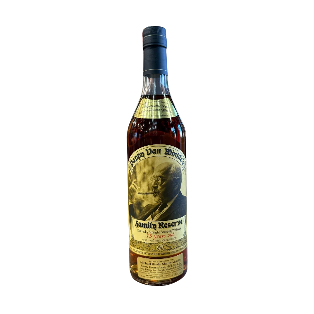 Pappy Van Winkle 15 Years Old Single Barrel By Bourbon Connoisseurs Barrel 004 15 Years 9 Months Old — Portage Liquors