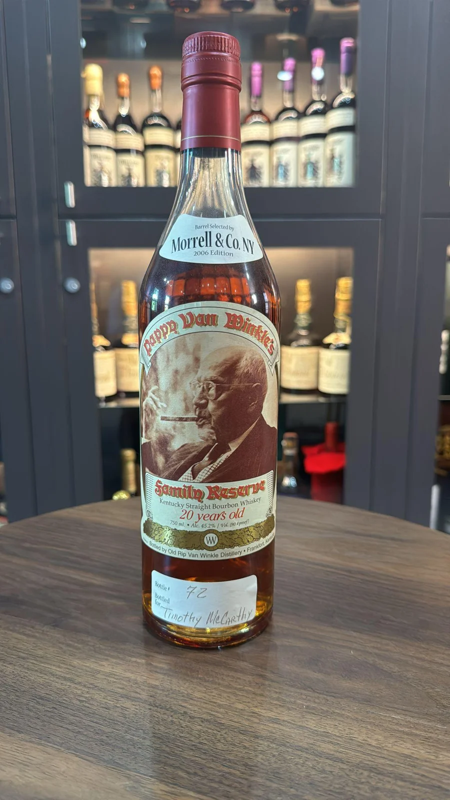 Pappy Van Winkle 20 Years Old Morrell & Company Single Barrel 2006 — Portage Liquors