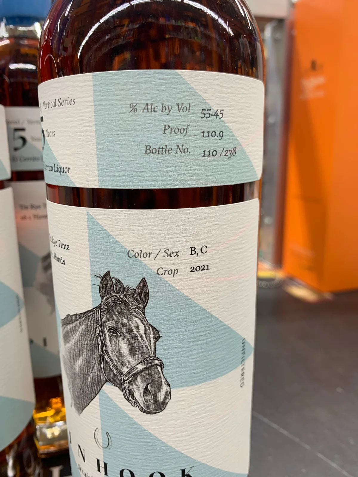 Pinhook 5 Year Old Single Barrel Portage Liquors Store Pick Straight Rye Whiskey — Portage Liquors