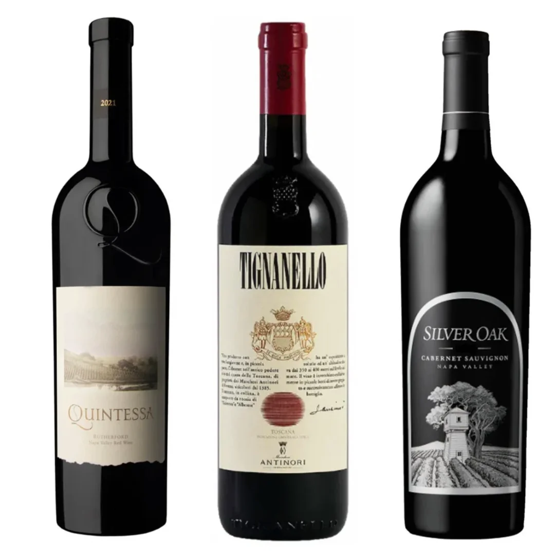 Quintessa, Tignanello, & Silver Oak Napa Value Bundle — Portage Liquors