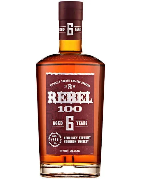 Rebel 100 6 Year Old Straight Bourbon Whiskey 750ml — Rebel