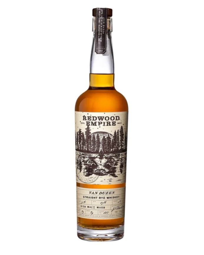 Redwood Empire Van Duzen Straight Rye Whiskey 750ml — Redwood Empire