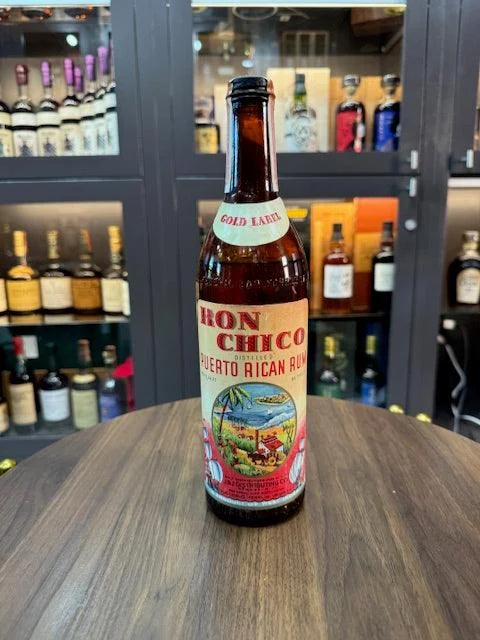 Ron Chico Puerto Rican Rum - Gold Label - Vintage (1940s-1950s) — Portage Liquors