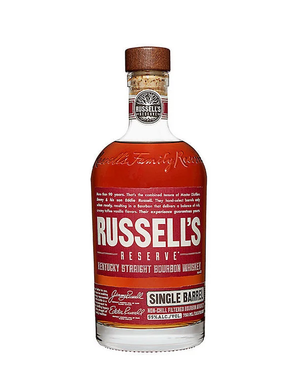Russell's Reserve Straight Bourbon Small Batch Single Barrel Straight Bourbon Whiskey 750ml — Russell's Reserve