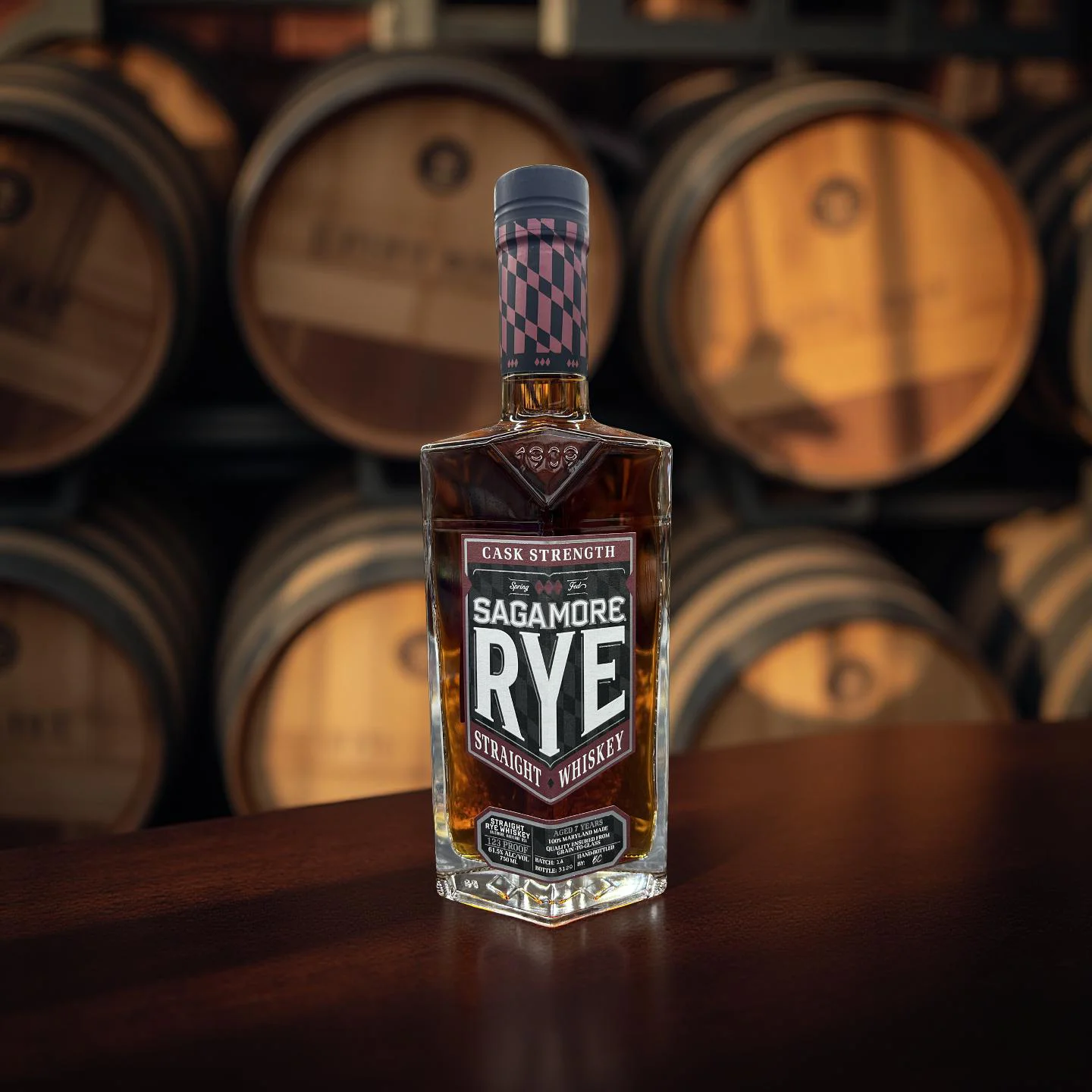 Sagamore Spirit 7 Year Old Cask Strength Straight Rye Whiskey — Sagamore