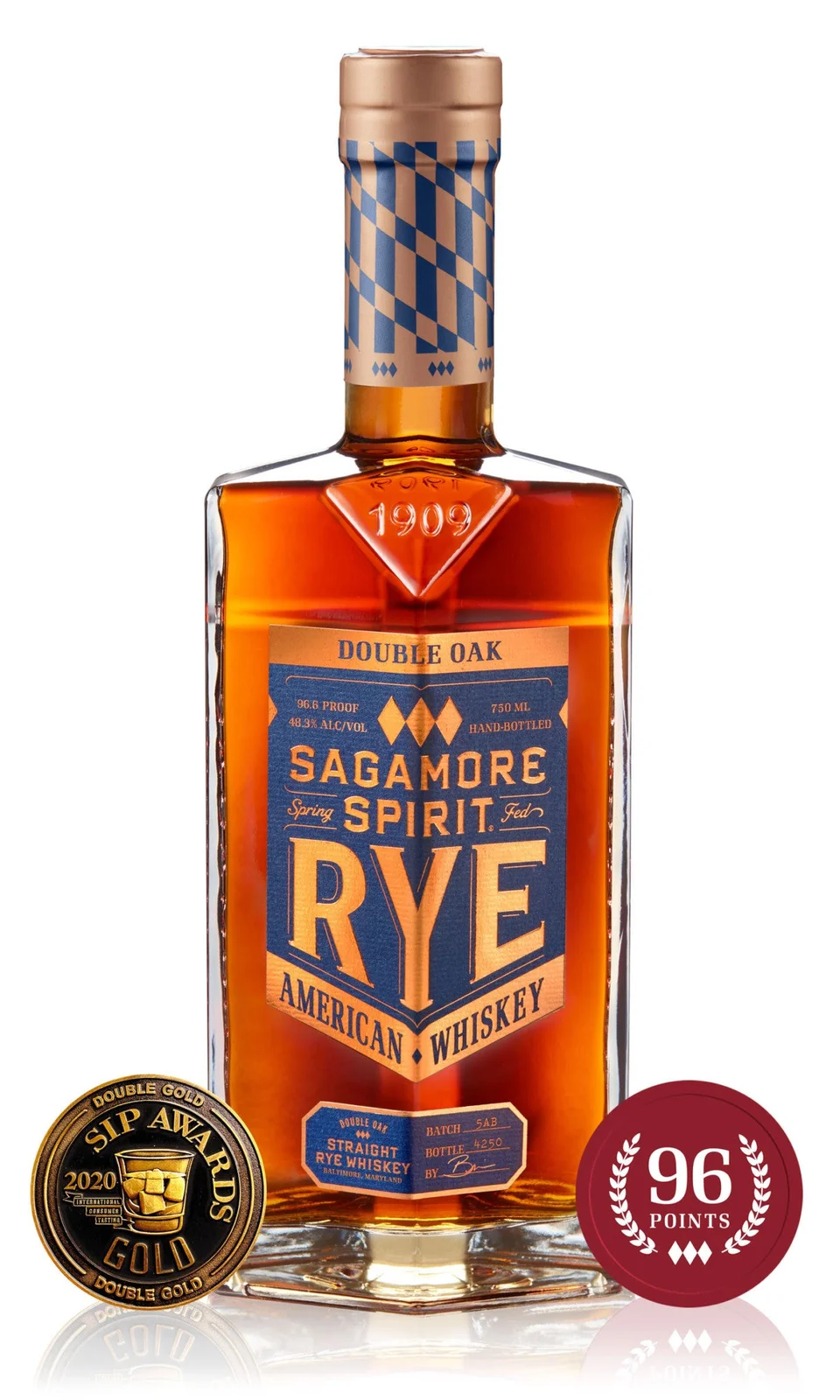 Sagamore Spirit Rye Double Oak 750ml — Portage Liquors