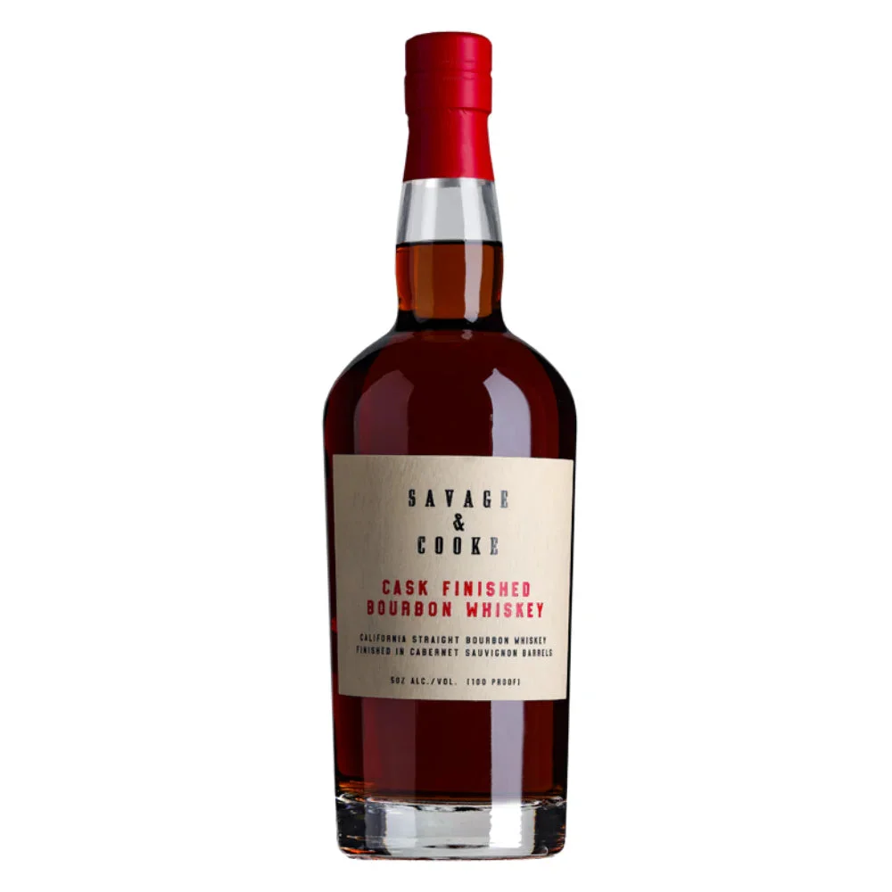 Savage & Cooke Cabernet Sauvignon Cask Finished Bourbon Whiskey 750ml — Savage & Cooke
