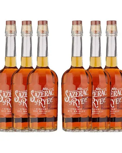 Sazerac Straight Rye Whiskey Full Case Bundle 6-Pack — Sazerac