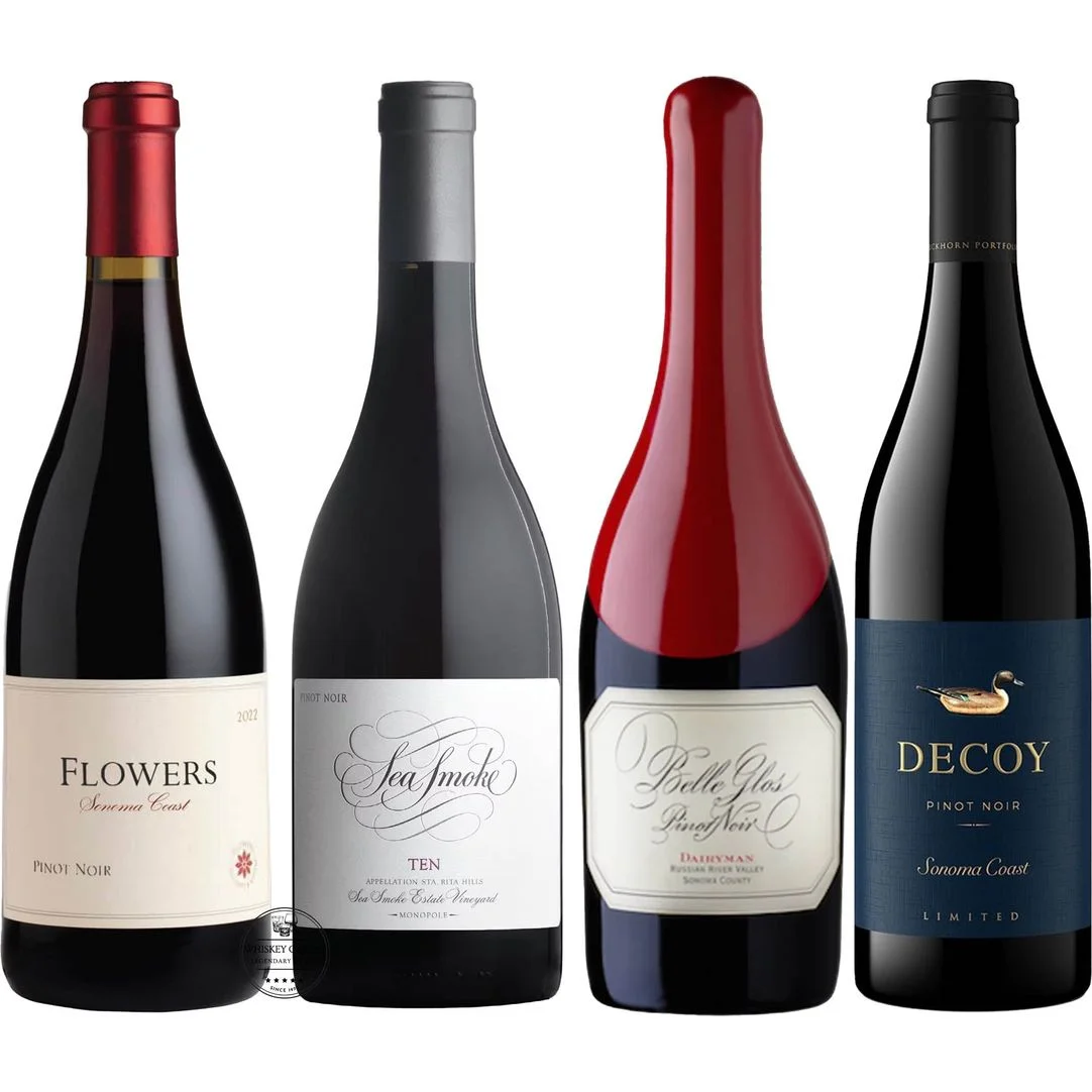 Sea Smoke, Flowers, Belle Glos, & Decoy Pinot Noir Value Bundle 750 mL — Portage Liquors