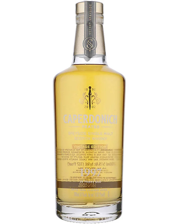 Secret Speyside Caperdonich Vintage Edition Peated 26 Year Old Single Malt Scotch Whisky 700ml — Caperdonich