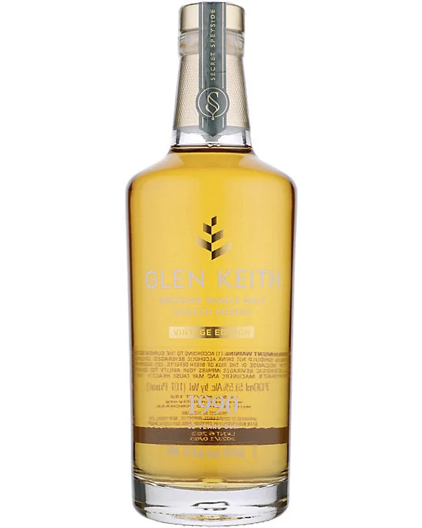 Secret Speyside Glen Keith Vintage Edition 33 Year Old Single Malt Scotch Whisky 700ml — Glen Keith