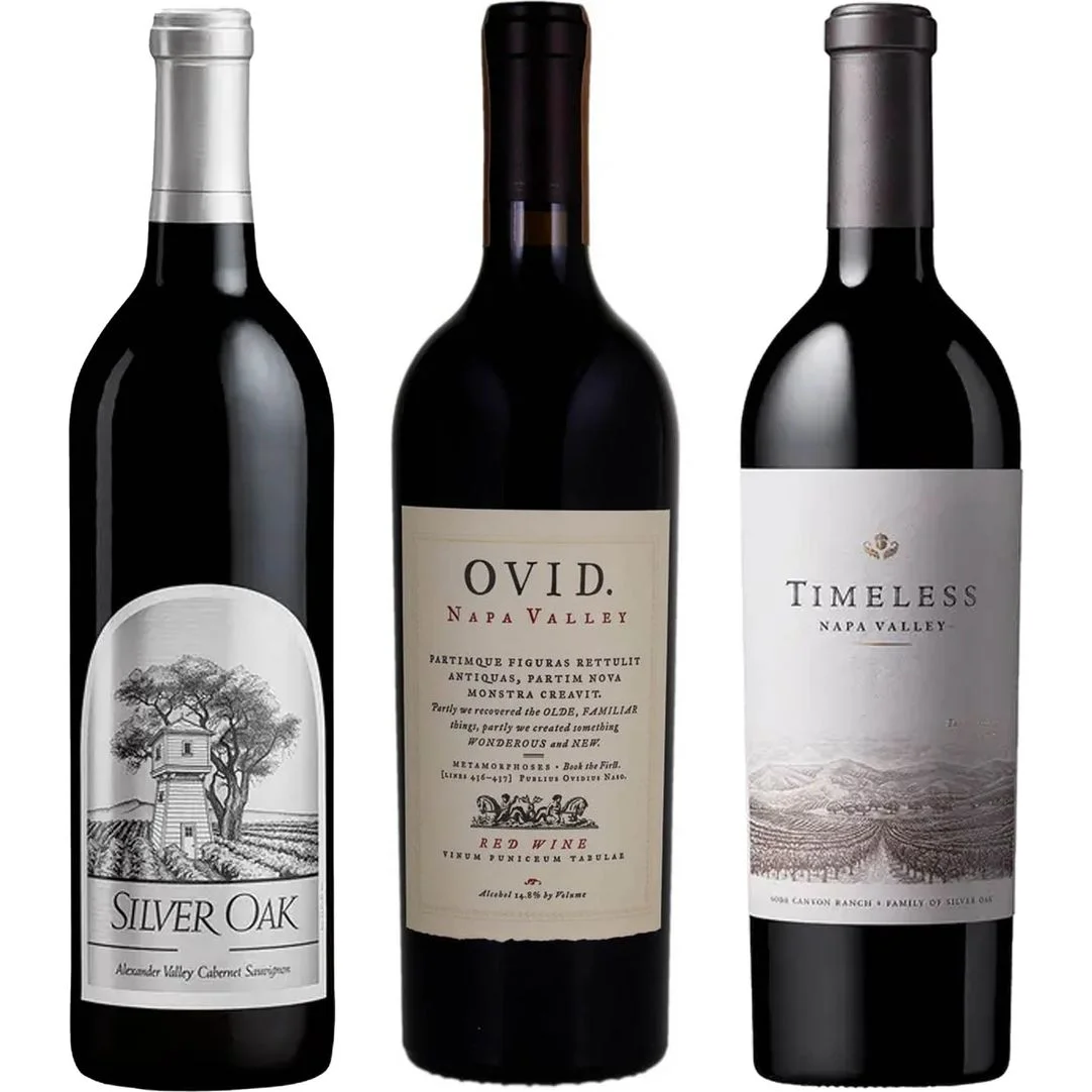 Silver Oak Alexander, Ovid Napa Red, & Timeless Red Wine Value Bundle — Silver Oak