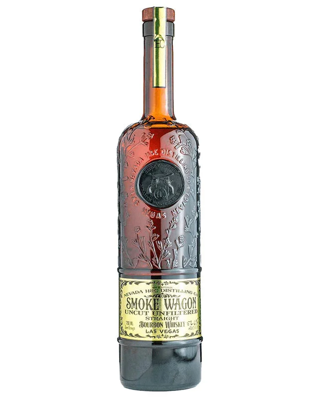 Smoke Wagon Uncut Unfiltered Straight Bourbon Whiskey 750ml — Smoke Wagon
