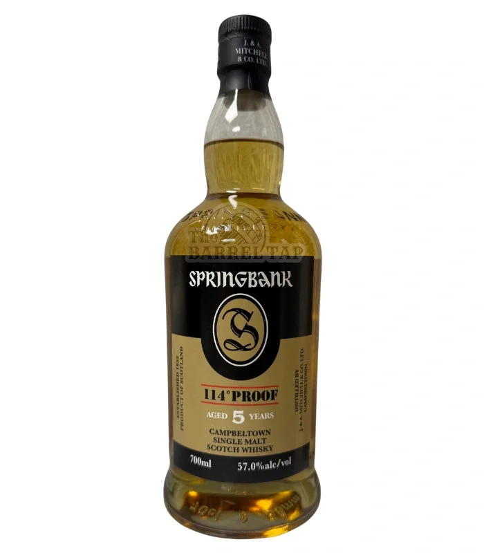 Springbank 5 Year 114 Proof Single Malt Scotch Whisky (700ml) — Springbank