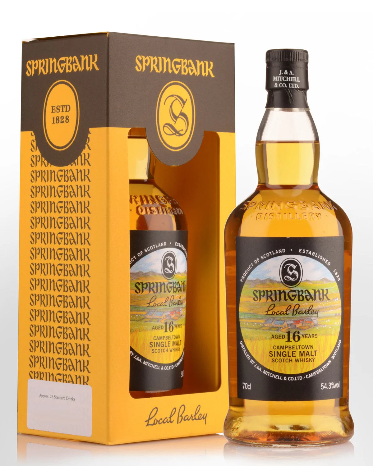 Springbank Local Barley 16 Year Old Single Malt Scotch Whisky 700ml — Springbank