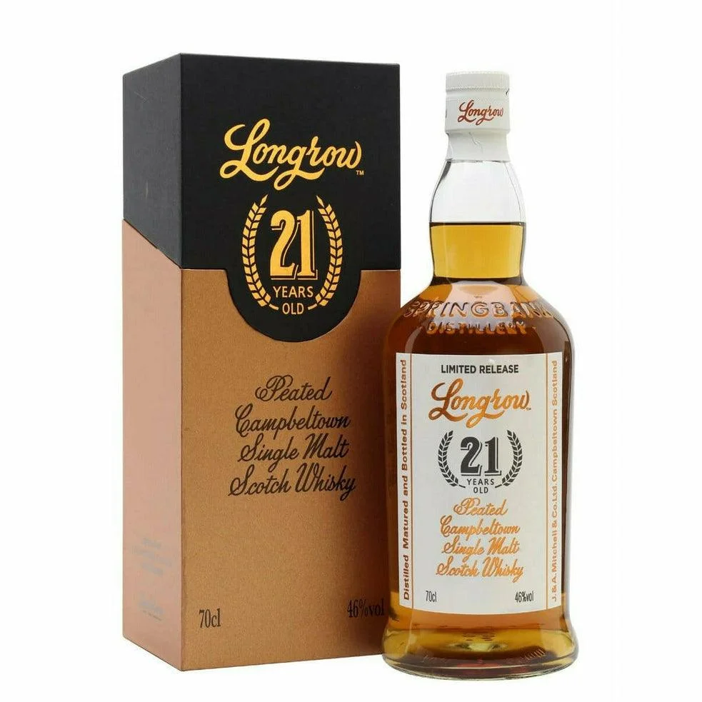 Springbank Longrow 21 Year Peated Campbelton Single Malt (700ml) — Springbank