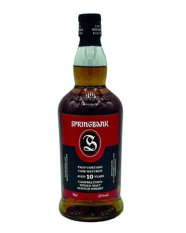 Springbank Palo Cortado Cask Matured 10 Year Old Single Malt Scotch Whisky 700ml — Springbank