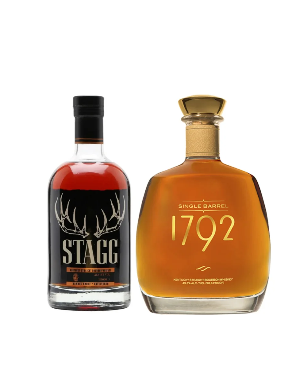 Stagg Bourbon 129.3 Proof & 1792 Bourbon Single Barrel Select 750ml Bundle 2-Pack — Portage Liquors