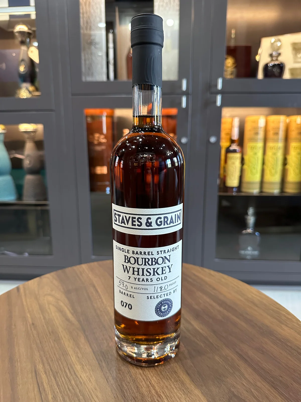 Staves and Grain - 7 year Bourbon "Portage Liquors" Private Barrel — Staves & Grain
