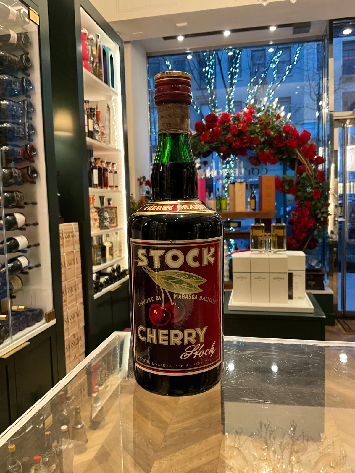Stock Cherry Brandy 1970s 75cl 30%abv — Stock