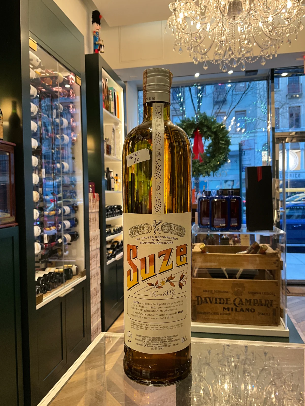 Suze Gentiane 1980s 100cl 16%abv — Suze