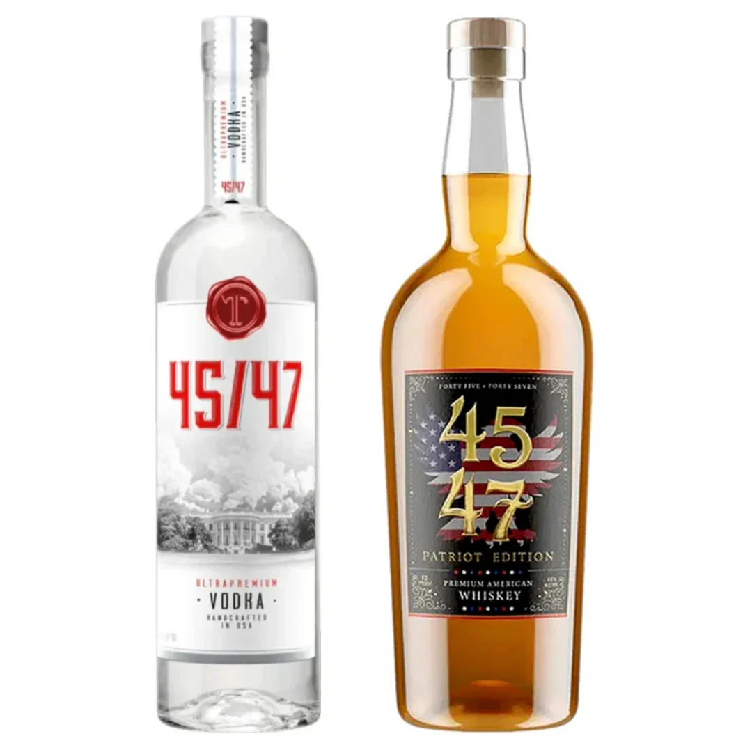 T 45/47 Ultra Premium Vodka 700mL & 4547 American Whiskey Patriot Edition 750mL Value Bundle — Patriot
