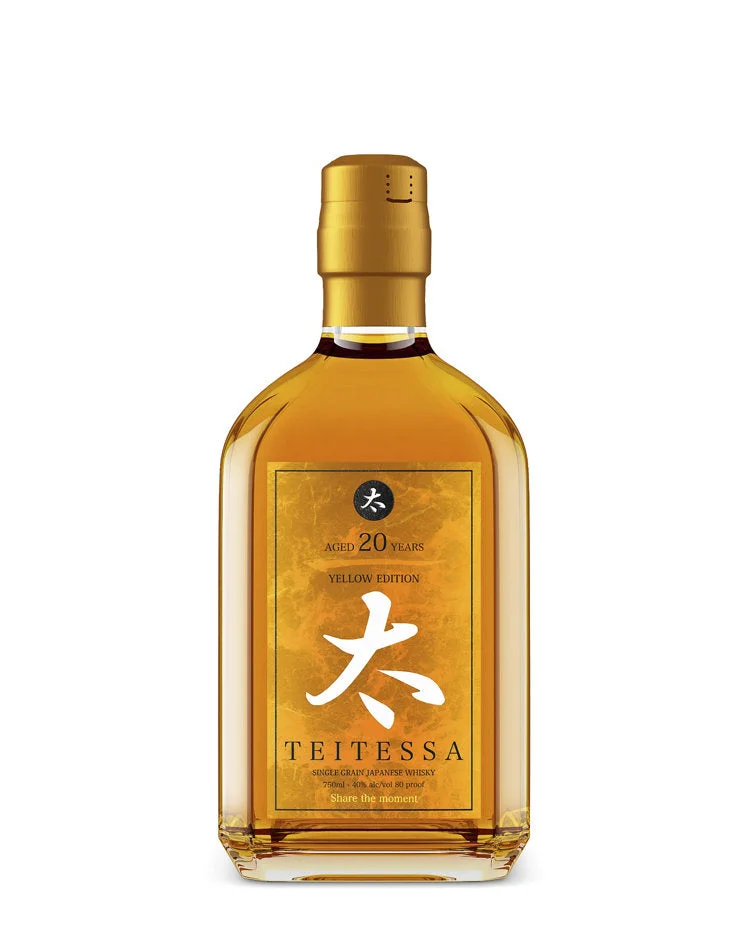Teitessa Yellow Edition 20 Year Old Single Grain Japanese Whisky 750ml — Teitessa