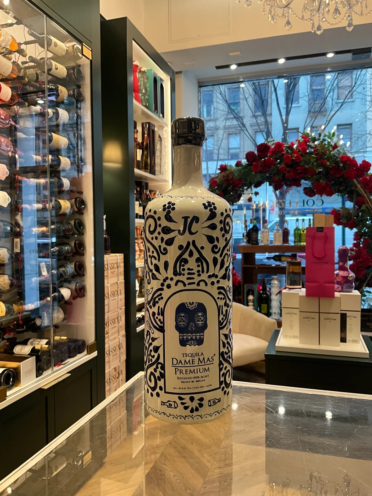 Tequila Dame Mas Reposado Premium 100cl 40%abv — Dame Mas