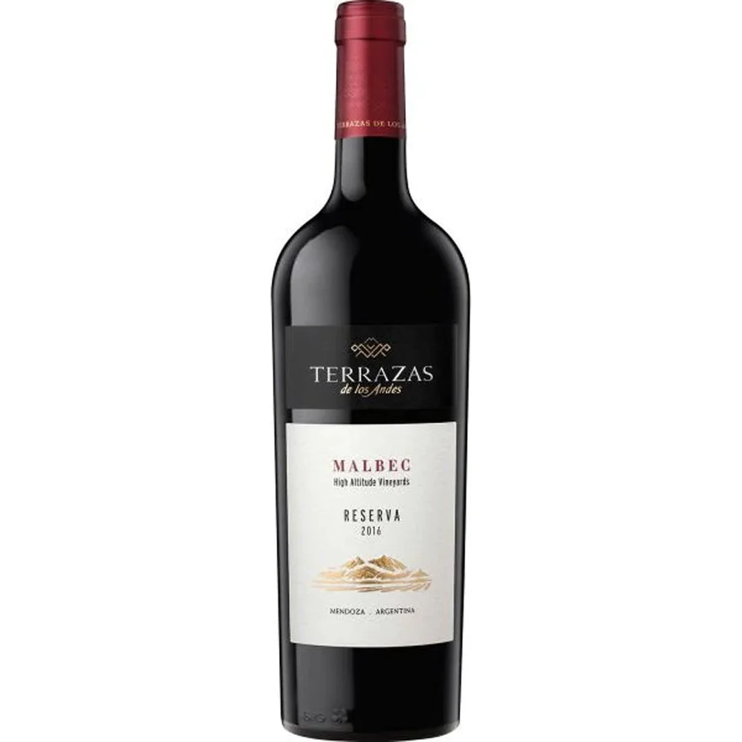 Terrazas De Los Andes Malbec Reserva High Altitude Vineyards Mendoza 750 mL — Terrazas