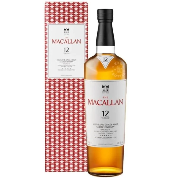 The Macallan 12 Year Old Double Cask Highland Single Malt Scotch Whisky — The