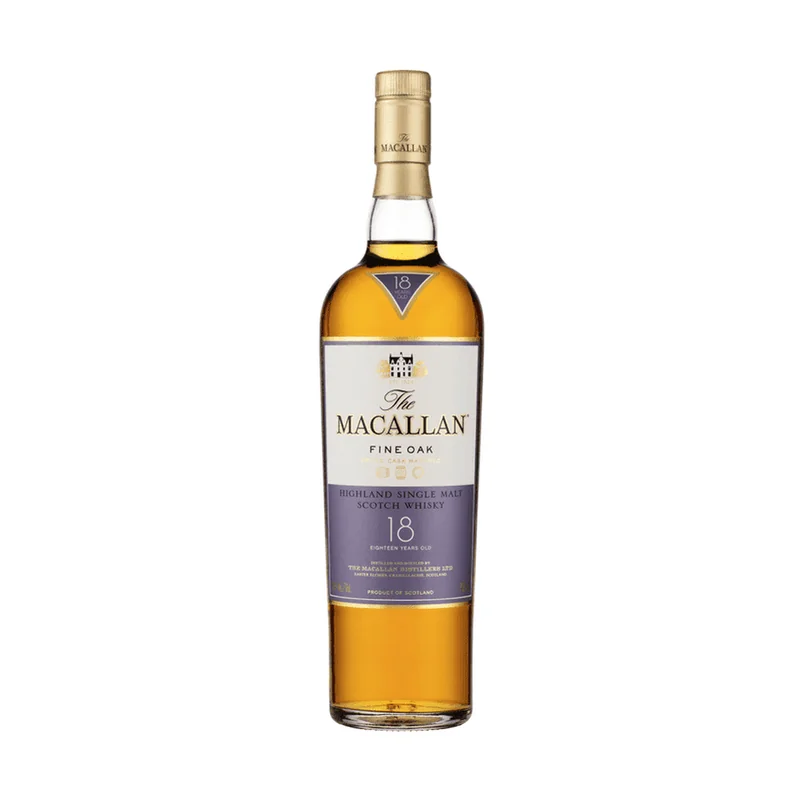 The Macallan 18 Year Old Fine Oak Triple Cask Highland Single Malt Scotch Whisky — The