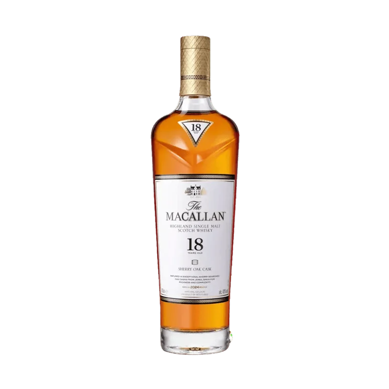 The Macallan 18 Year Old Sherry Oak Cask Highland Single Malt Scotch Whisky 2024 Edition — The