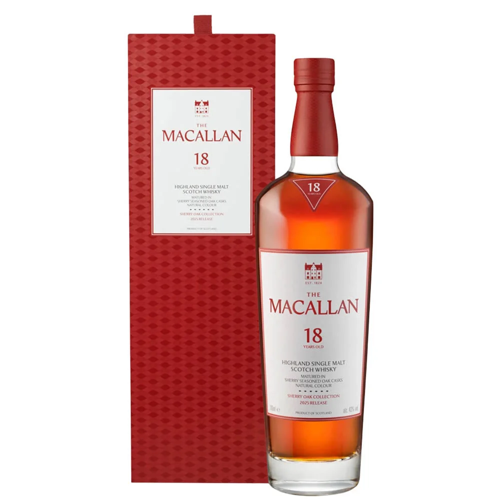The Macallan 18 Year Old Sherry Oak Scotch Whisky 750 mL — The Macallan