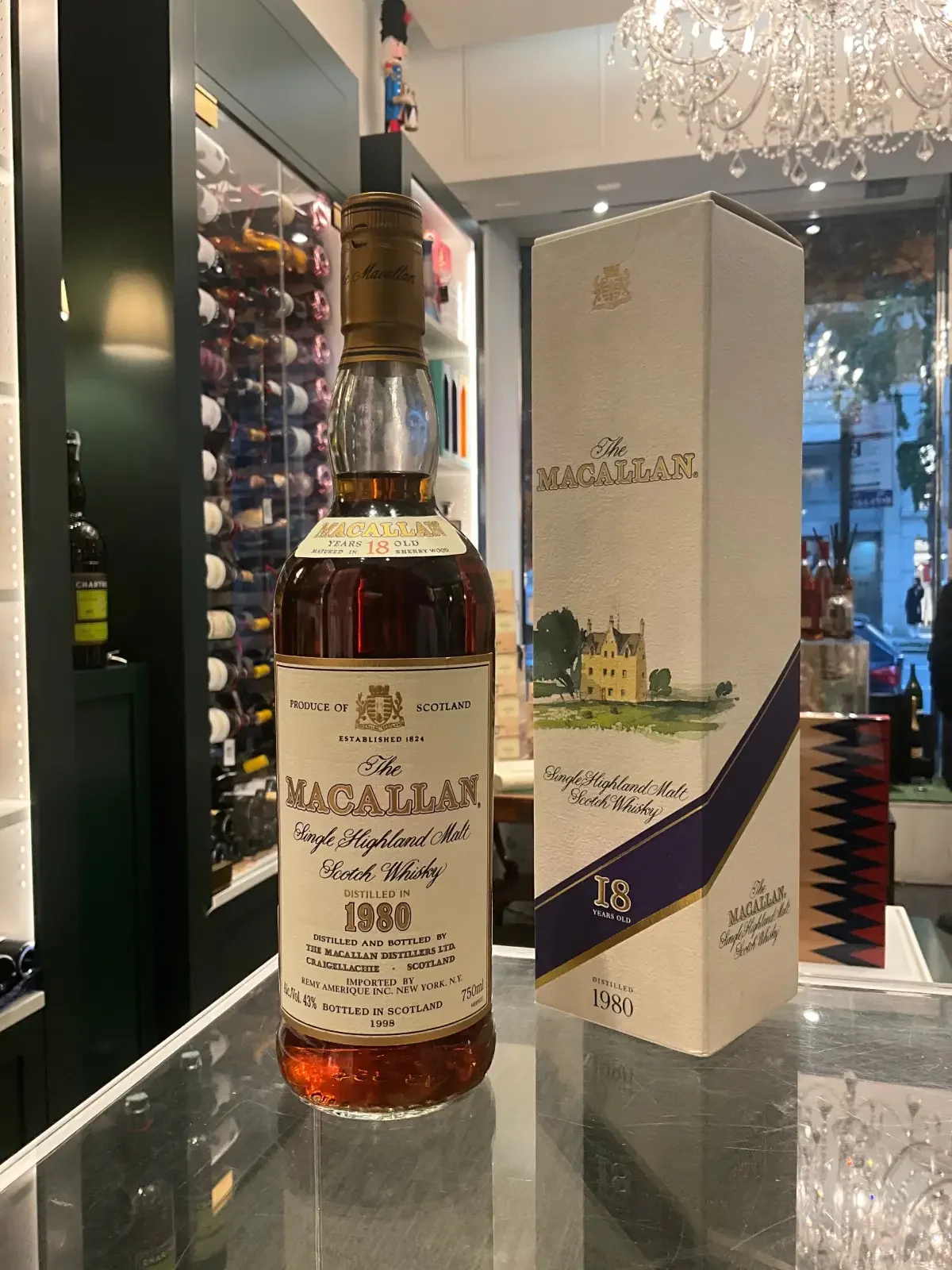 The Macallan 18yo 1980 Sherry Oak 750ml 43%abv — The