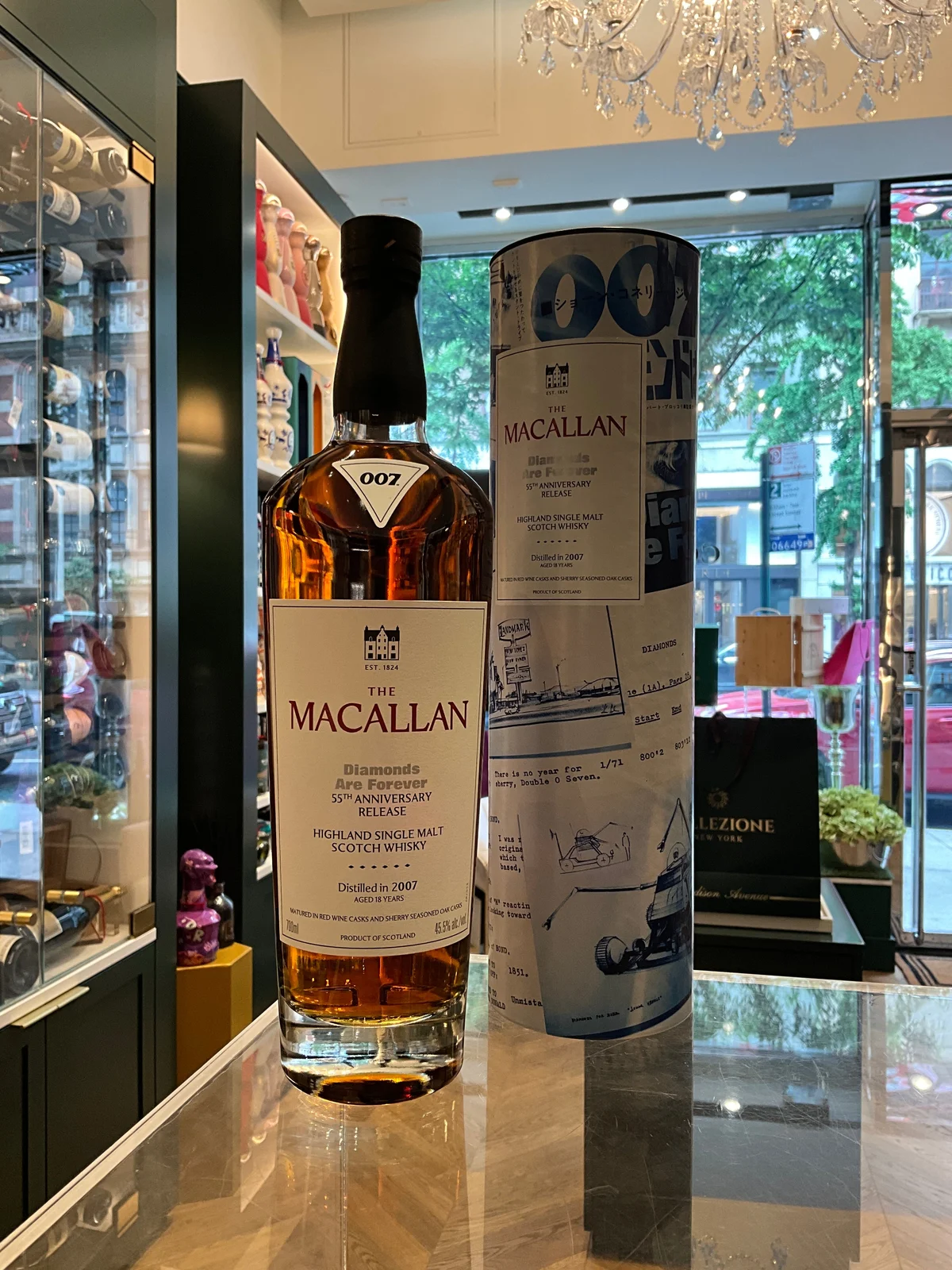 The Macallan 18yo Diamonds Are Forever 007 Distilled in 2007 700ml 45.5%abv — Macallan