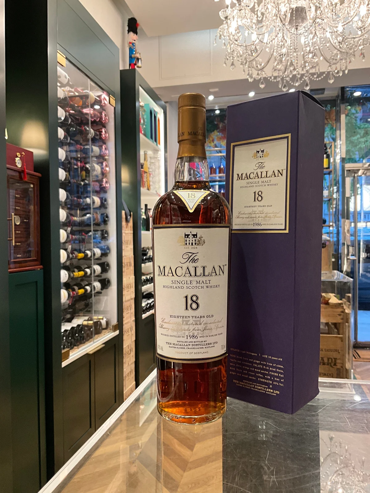 The Macallan 1986 18yo Sherry Oak 750ml 43%abv — Macallan