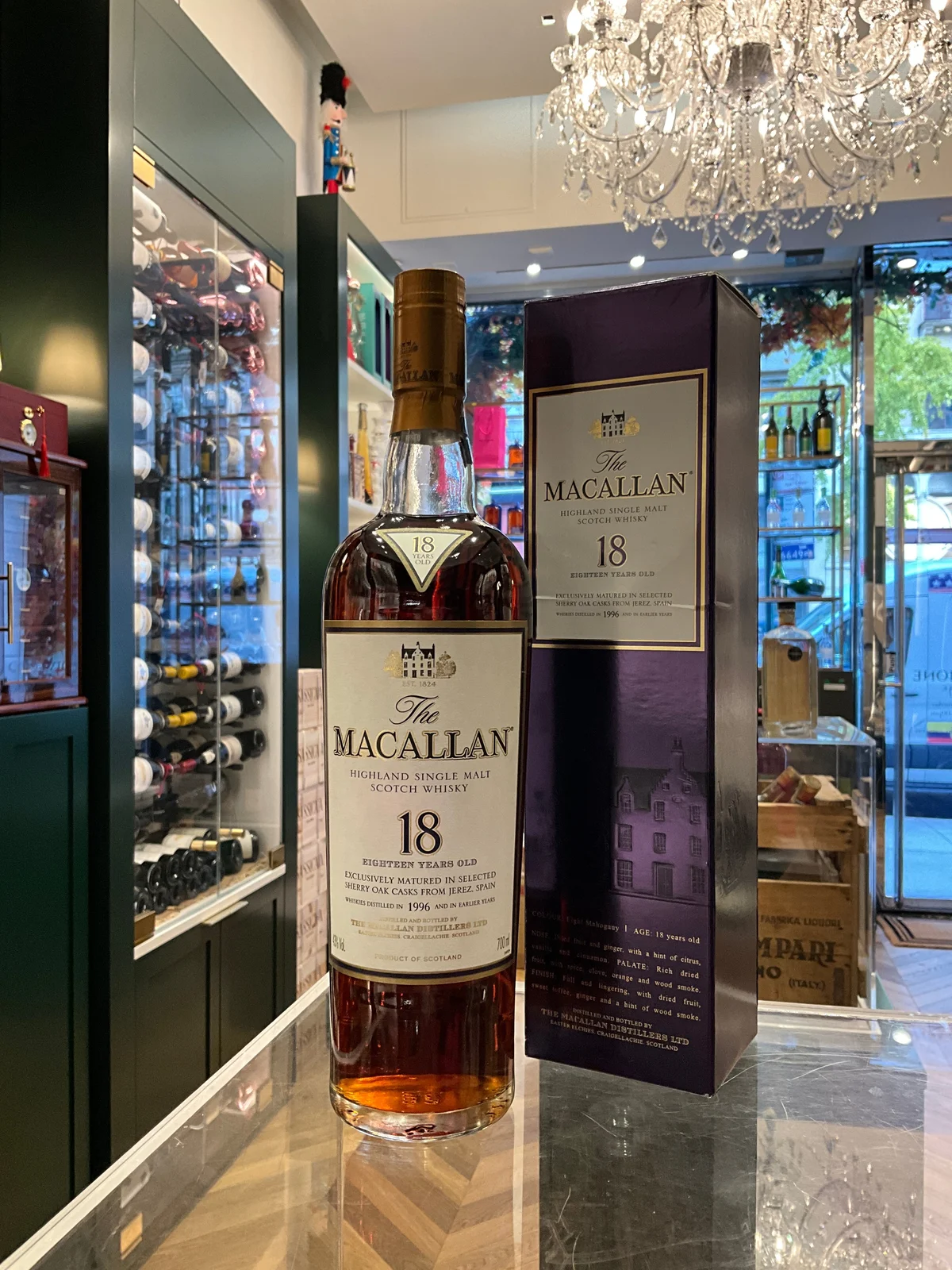 The Macallan 1996 18yo Sherry Oak 700ml 43%abv — Macallan